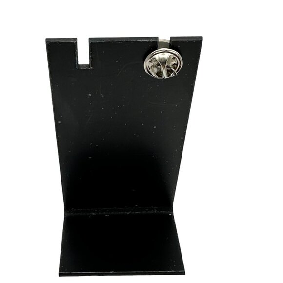 Faux Pearl Gold Tone Enamel Pin Brooch Accessory Handbag Purse Suit Collar - Picture 3 of 7